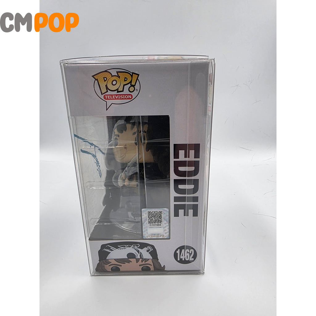 Eddie - #1462 - Funko Pop! -Television - Netflix The Stranger Things - Signed by Joesph Quinn - Certified by Official