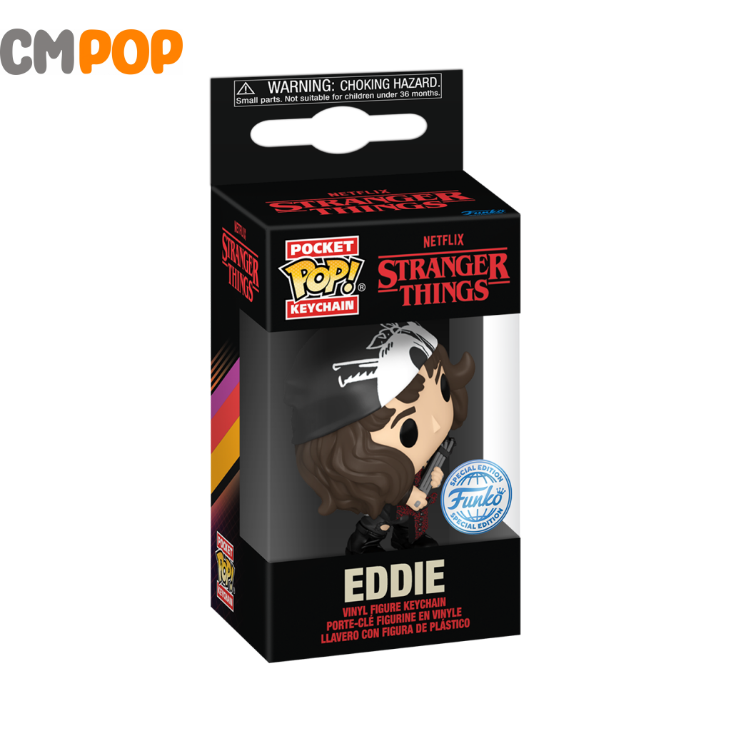 Eddie S4 - Funko Pop! Stranger Things Pop Keychain