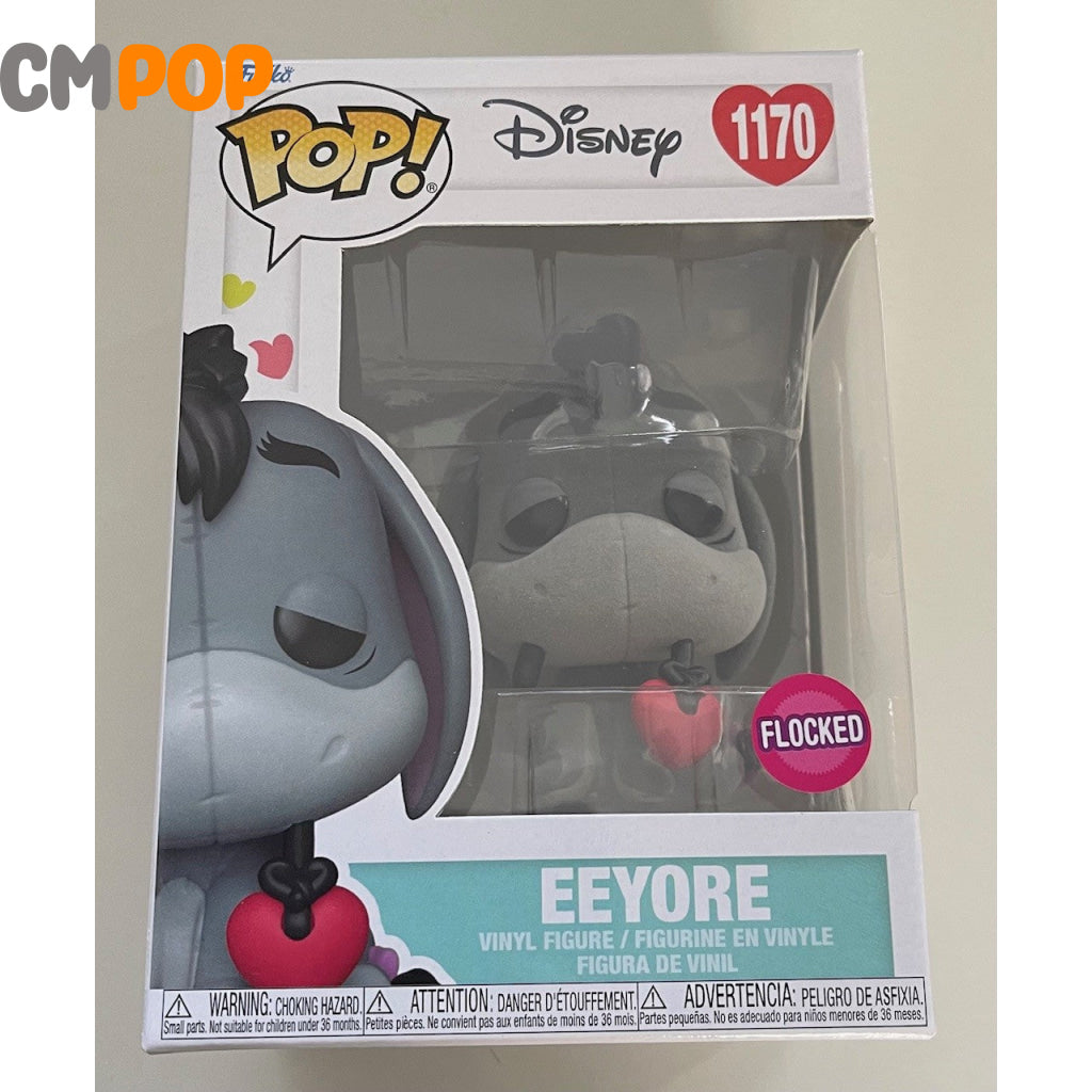 Eeyore With Heart #1170 - Flocked Funko Pop! Winnie The Pooh Pop