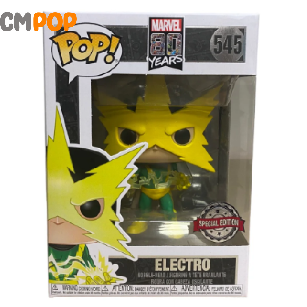 Electro - #545 Funko Pop! Marvel 80 Years Special Edition Pop