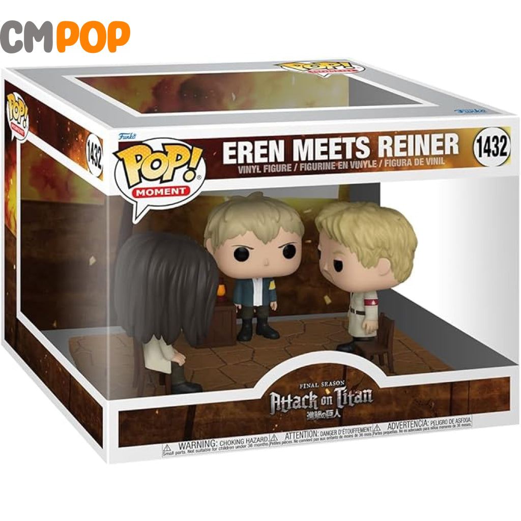 Eren Meets Rainer - #1432 Funko Pop! Attack On Titan Moment Pop