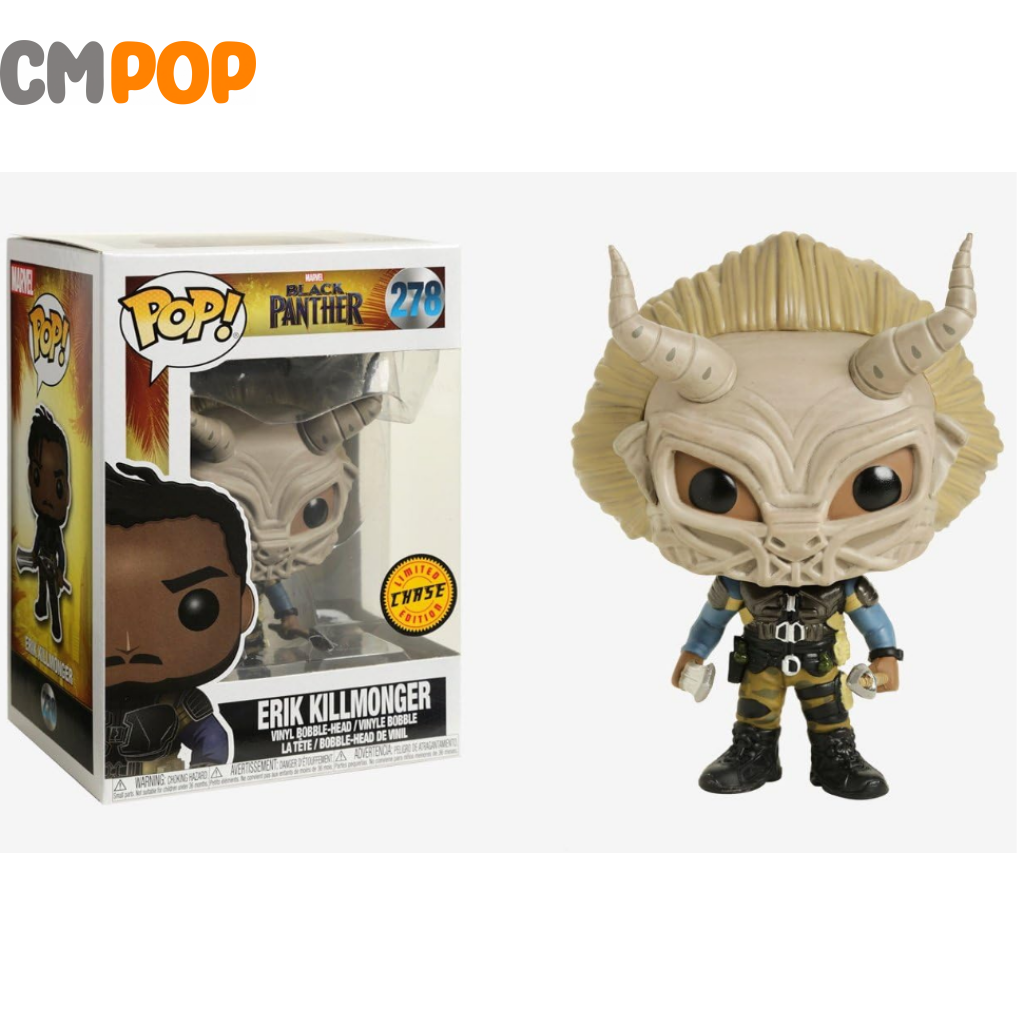 Erik Killmonger Chase - #278 Funko Pop! Marvel Black Panther Exclusive Pop