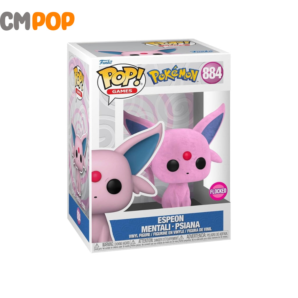 Espeon Flocked - #884 - Funko Pop! - Pokemon Funko Pop