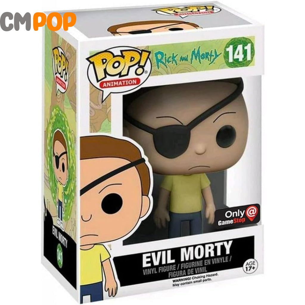 Evil Morty- #141 - Funko Pop! Animation Rick And Morty Game Stop Exclusive Pop