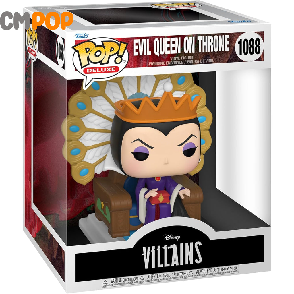 Evil Queen On Throne - #1088 Funko Pop! Deluxe Disney Villains