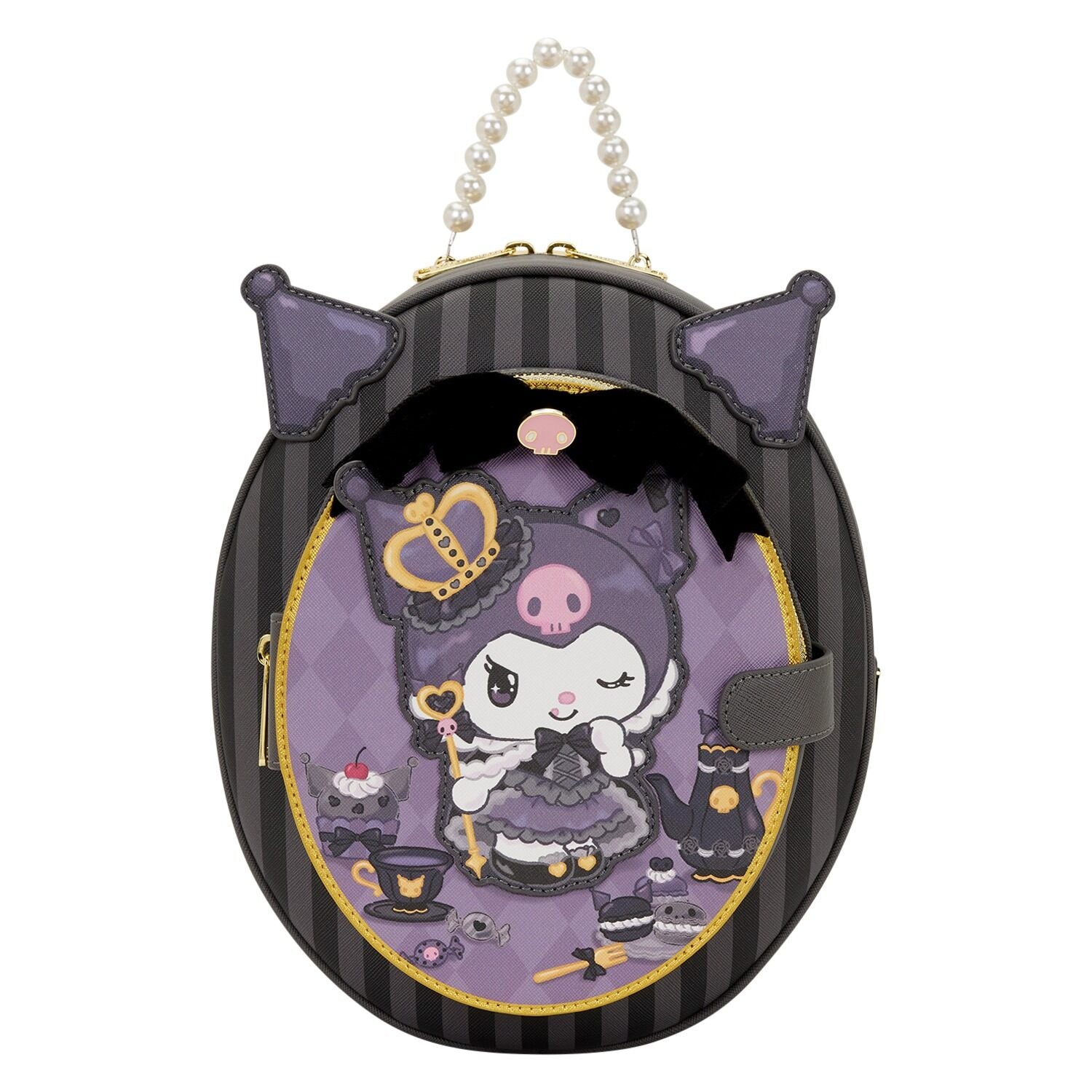 Sanrio Kuromi 20th Anniversary Cameo Mini Backpack – Loungefly