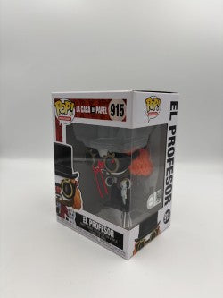 El Profesor- #915 - Funko Pop! - Television - La Casa de Papel  - Signed By Alvaro Morte - Certified Pop