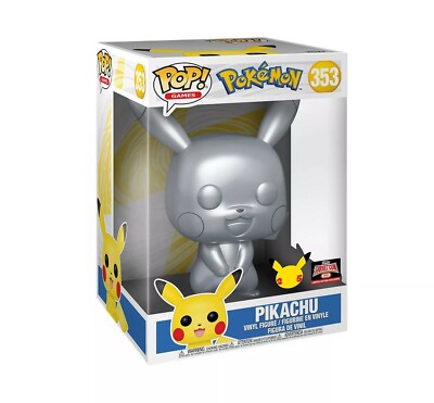 games - Pokemon Pikachu Silver/Metallic - #353 - Funko POP!