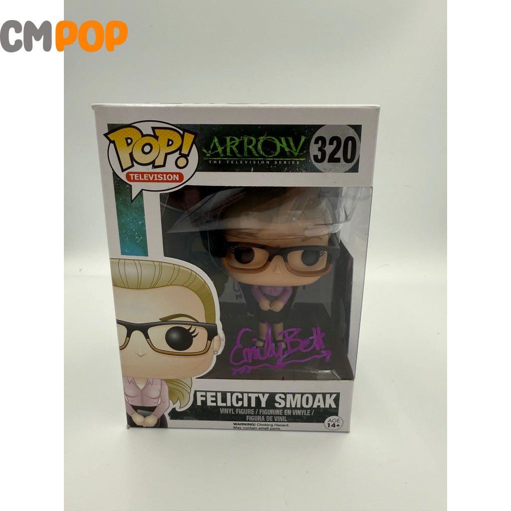 Felicity Smoak - #320 - Funko Pop! - Television - Arrow - Signed by Emily Bett Rickard- Certified Pop! Funko Pop