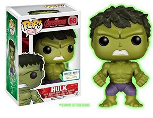 Funko Pop! Marvel: Avengers 2 - Gamma Glow Hulk - #68 - Barnes & Noble Exclusive Figure