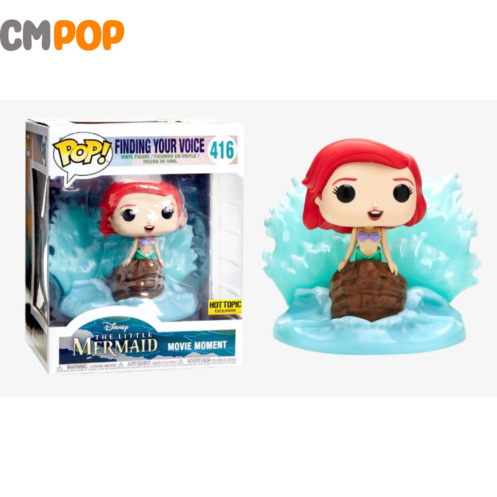 Finding Your Voice - #416 Funko Pop! Movie Moments Disney The Little Mermaid Hot Topic Exclusive Pop