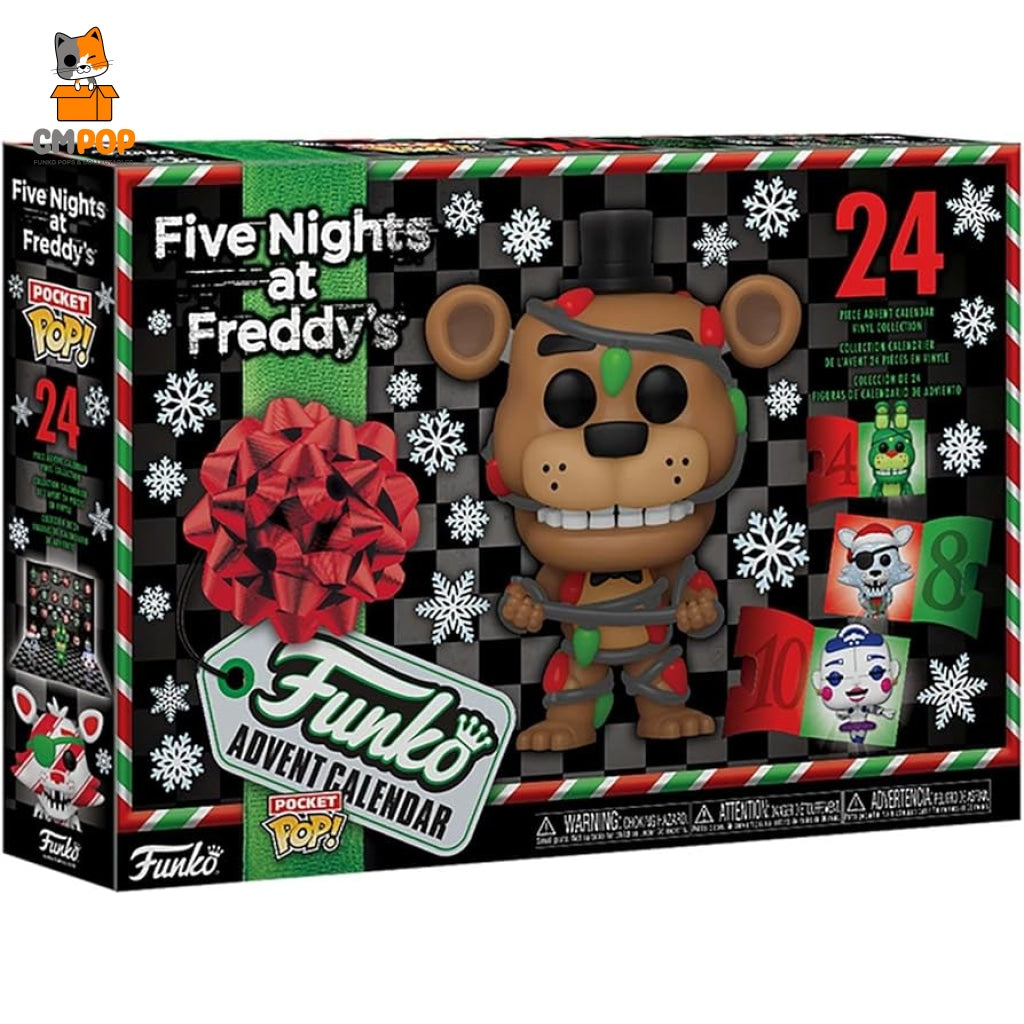 Five Nights At Freddys 2023 Advent Calendar - 24 Piece Funko Pop! Christmas Pop