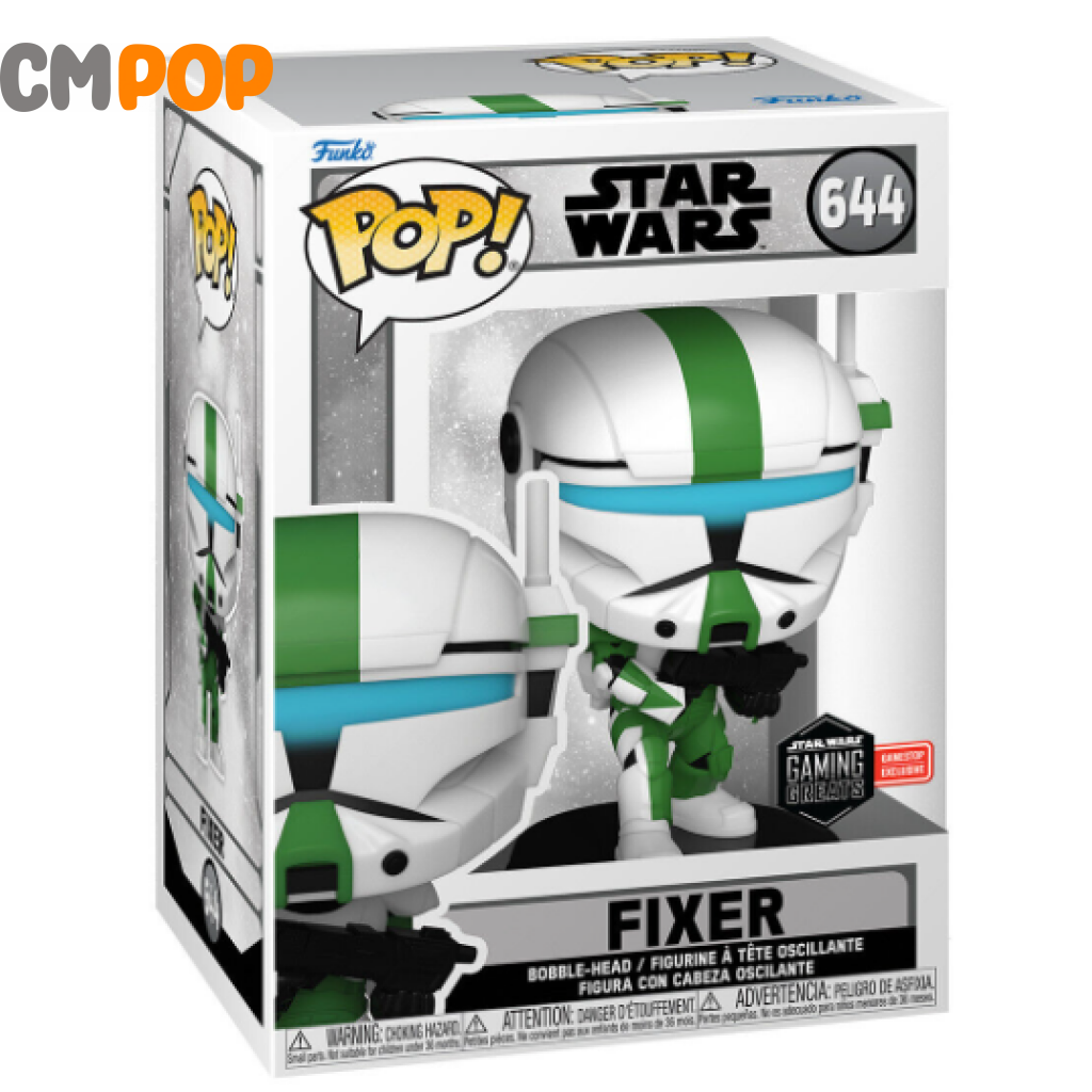 Fixer - #644 Funko Pop! Star Wars Gaming Greats Gamestop Exclusive Pop
