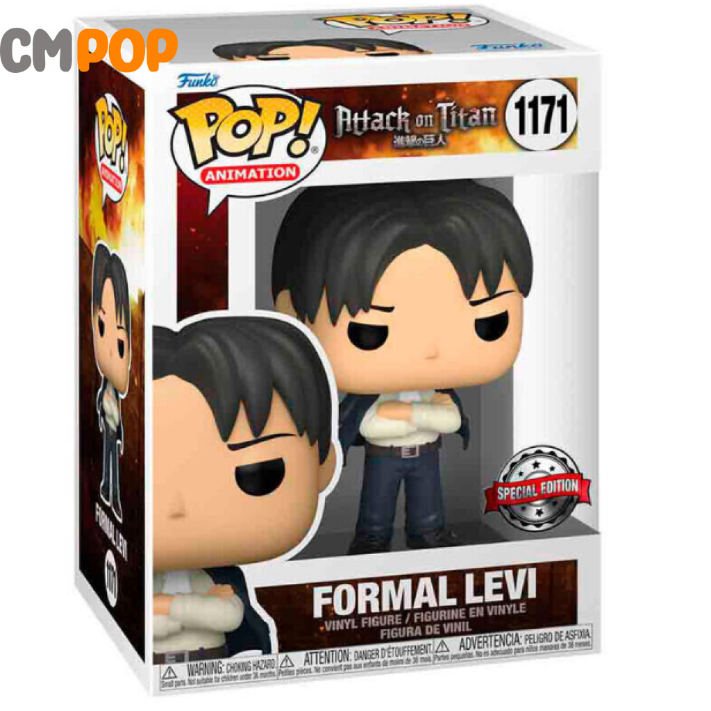 Formal Levi - #1171 Funko Pop! Attack On Titan Special Edition Pop