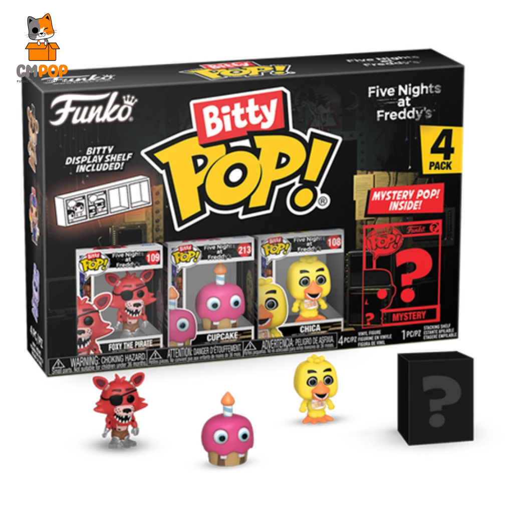 Foxy -Fnaf- Bitty Pop 4 Pack Pop! - Funko Fnaf