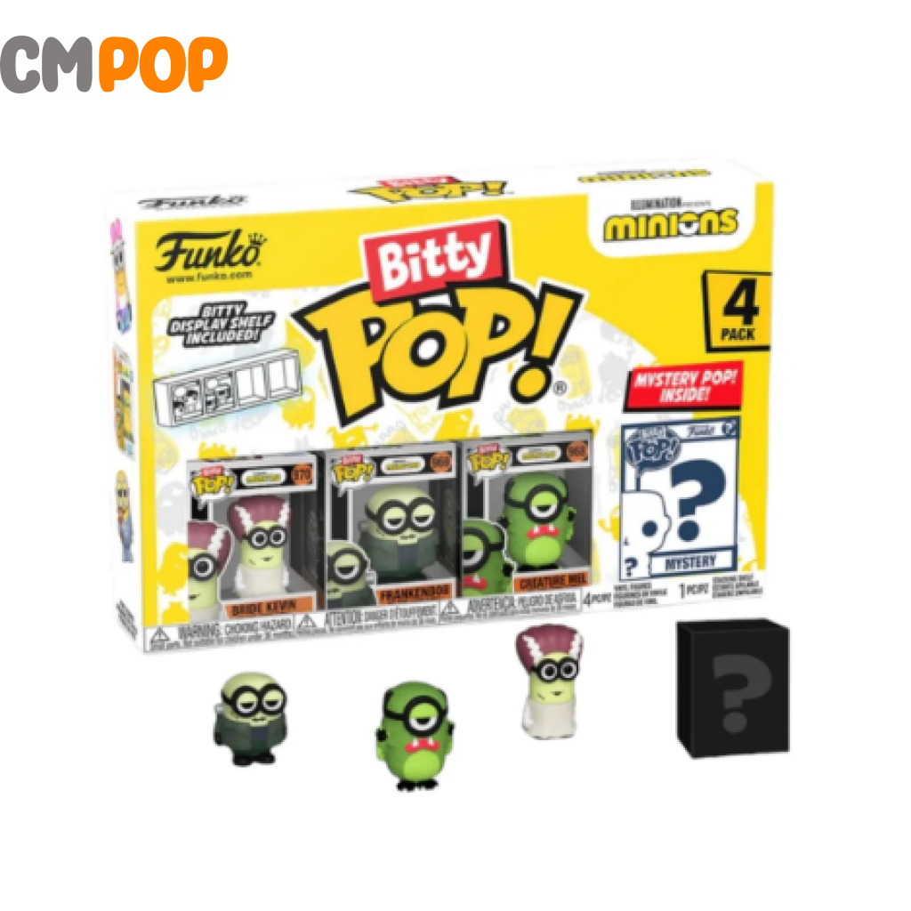 Frankenbob 4 Pack Bitty Funko Pop! - Minions Chance Of Chase Pop