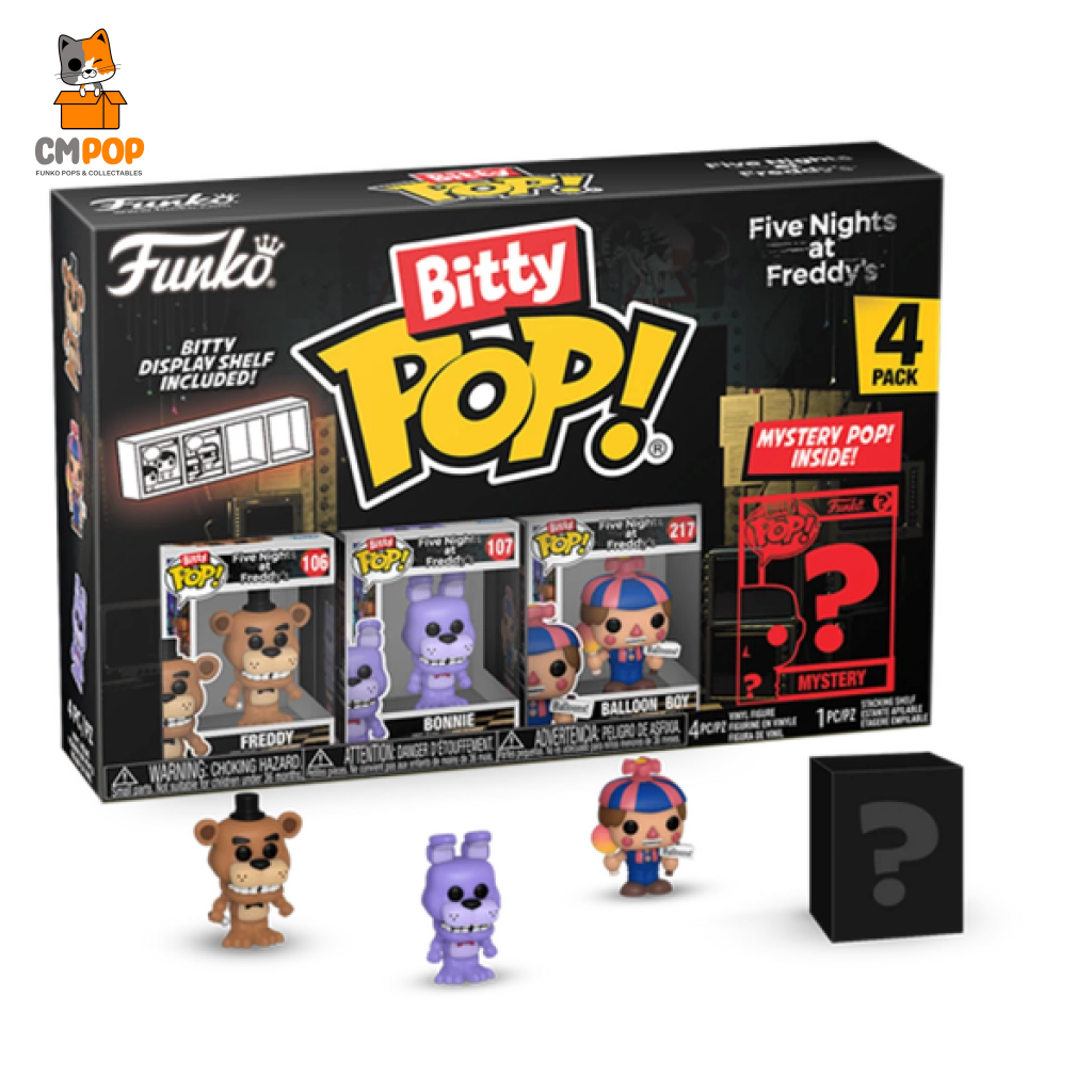 Freddy -Fnaf- Bitty Pop 4 Pack Pop! - Funko Fnaf