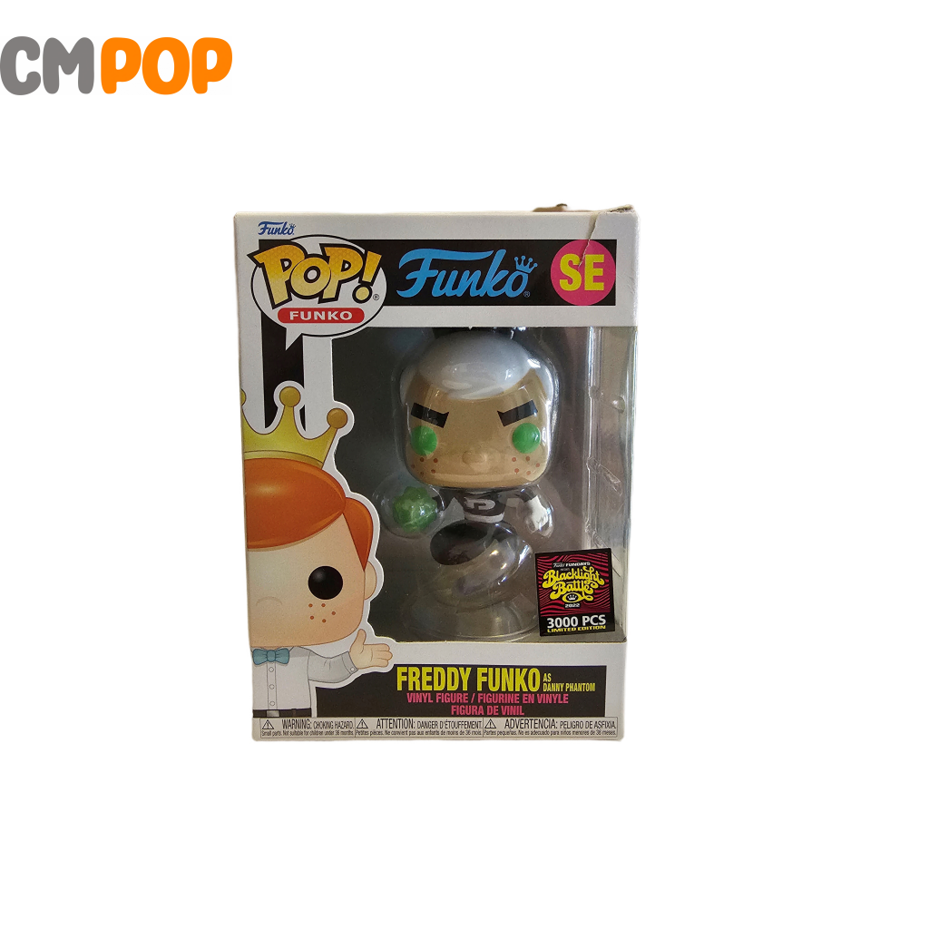 Freddy Funko As Danny Phantom Blacklight - #Se Limited 3000 Pieces Pop