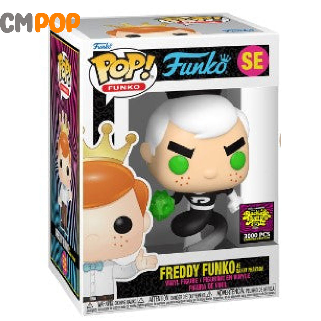 Freddy Funko As Danny Phantom Blacklight - #Se Pop! Limited 3000 Pieces Exclusive 6.5/10 Pop