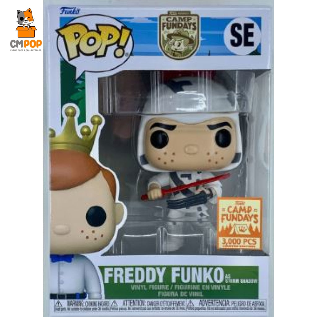 Freddy Funko As Storm Shadow- Pop! - Camp Fundays 3 000 Pcs Limited Edition Pop