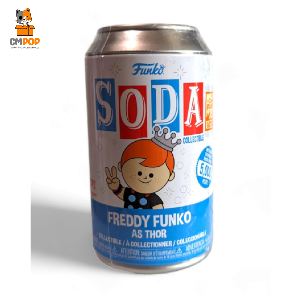 Freddy Funko As Thor - Vinyl Soda 5 000 Pieces Chance Of Chase