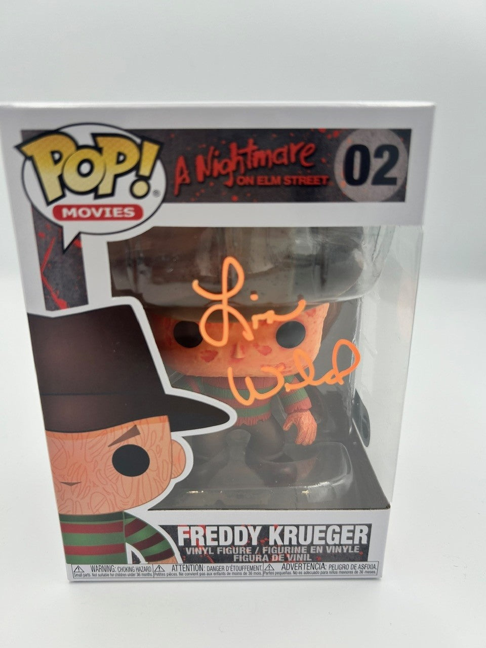 Freddy Krueger - #02 - Funko Pop! - A Nightmare on Elm Street - Signed Pop!