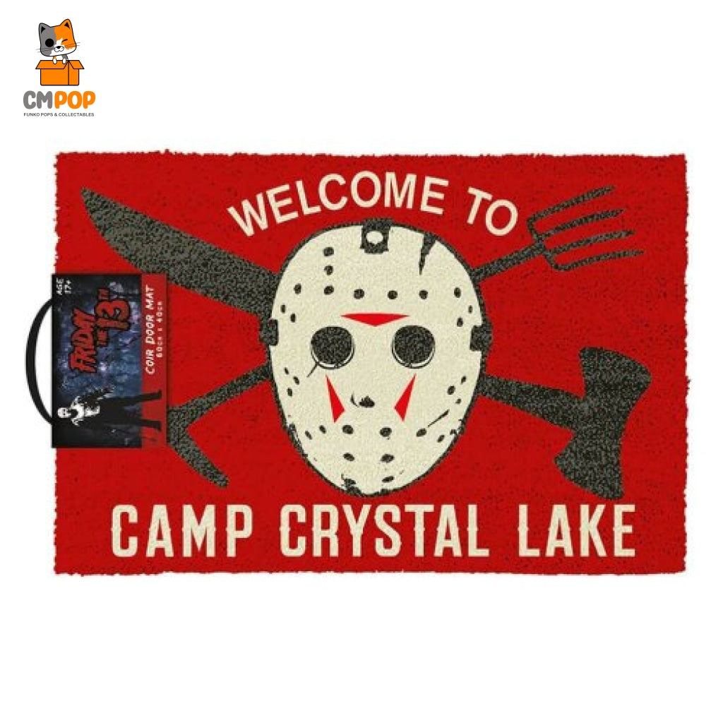Friday The 13Th (Camp Crystal) 60 X 40Cm Coir Doormat