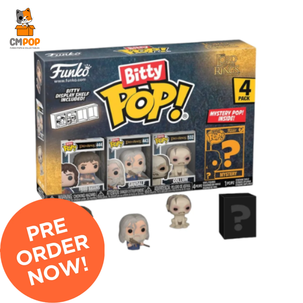 Frodo 4 Pack Bitty Funko Pop! - Lord Of The Rings Pop