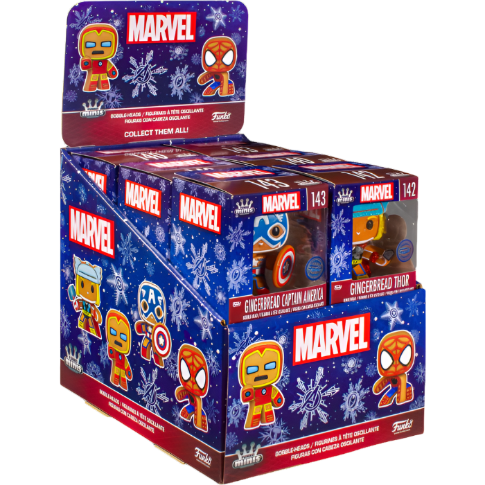Marvel Holiday Mystery Mini Vinyl Figures - Funko Pop!