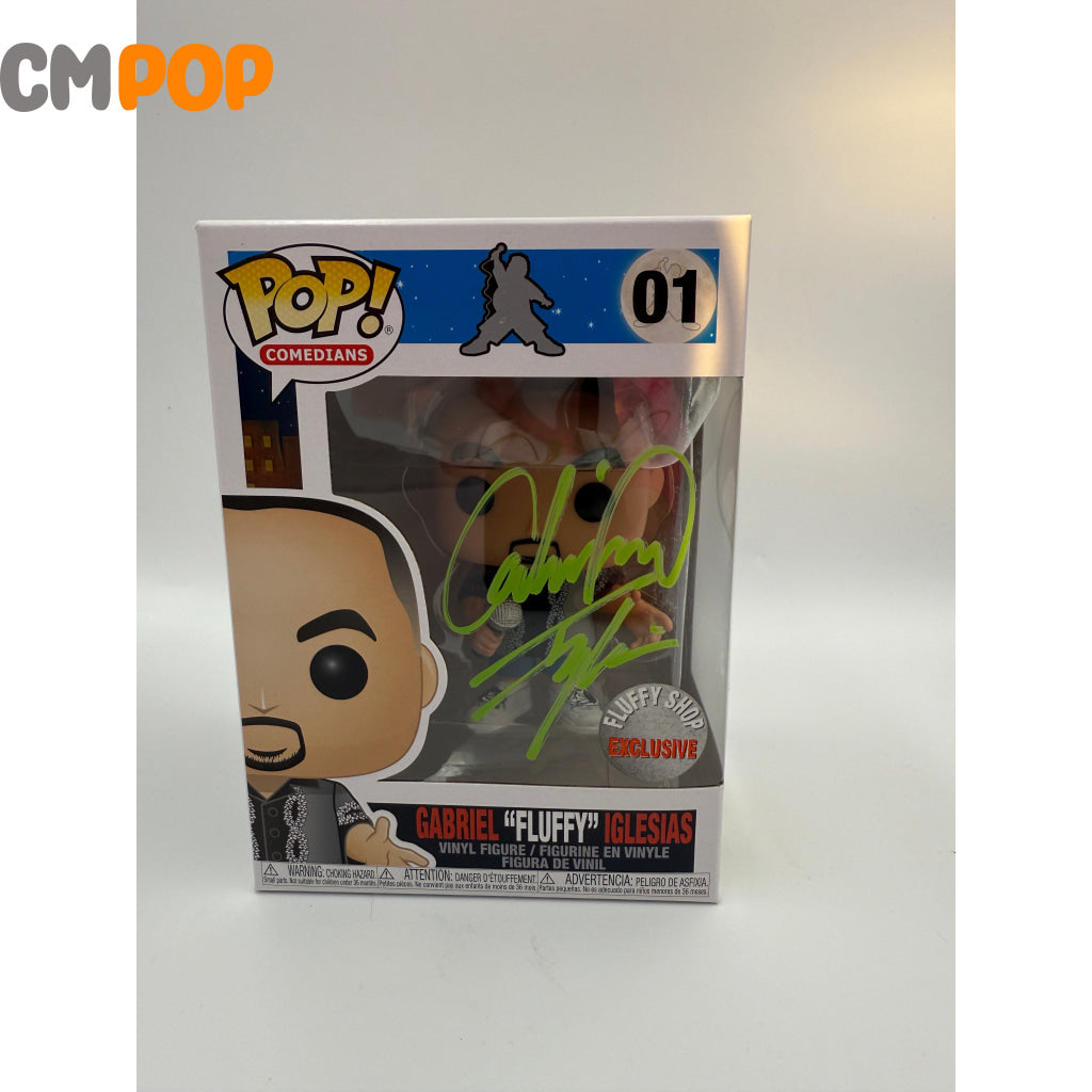 Gabriel ’fluffy’ Iglesias - #01 - Funko Pop! - Comedians - Signed by - Certified Pop! Funko Pop