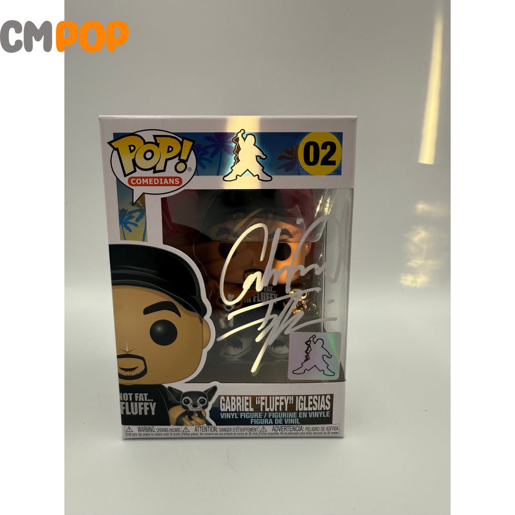 Gabriel ’fluffy’ Iglesias - #02 - Funko Pop! - Comedians - Signed by - Certified Pop! Funko Pop