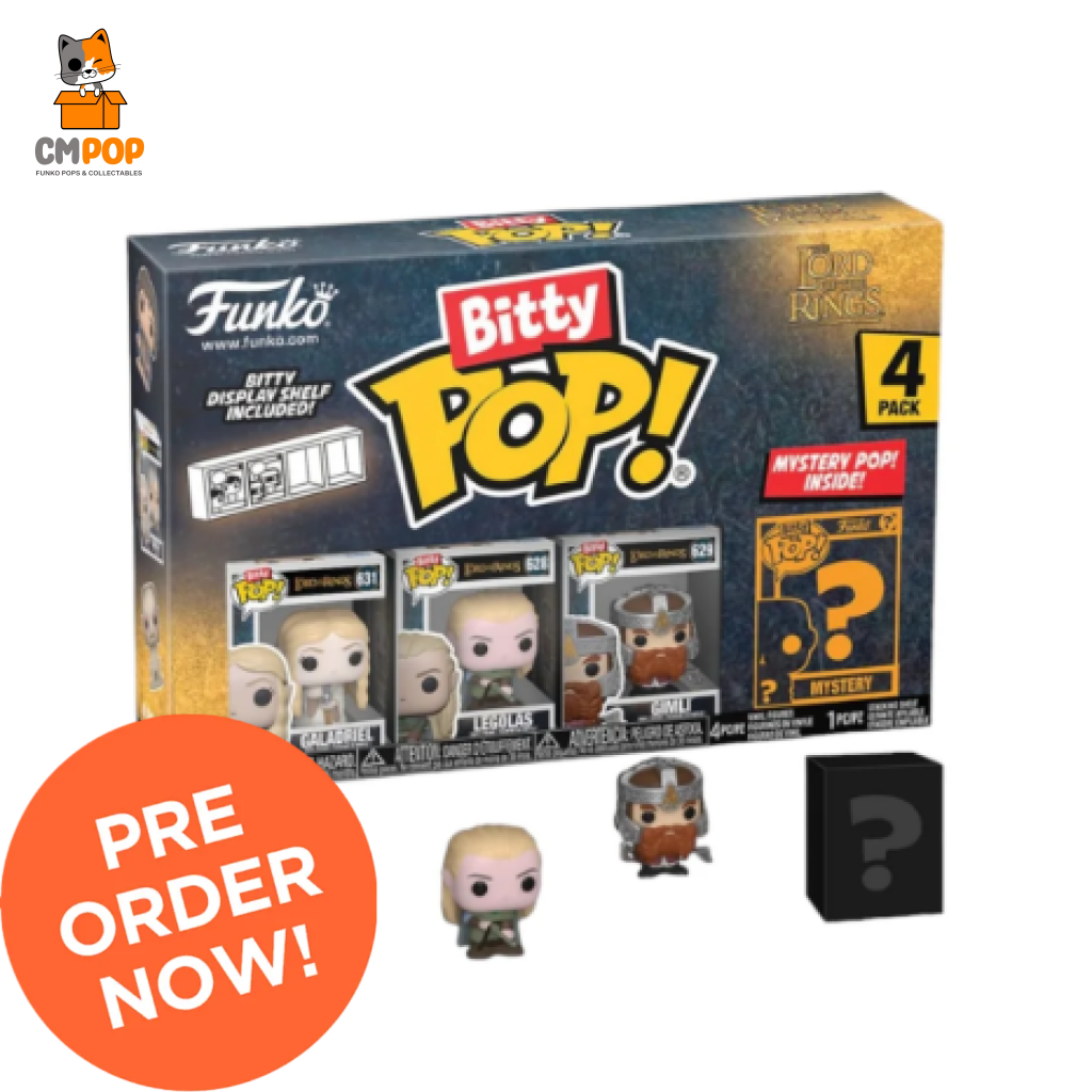 Galadriel 4 Pack Bitty Funko Pop! - Lord Of The Rings Pop