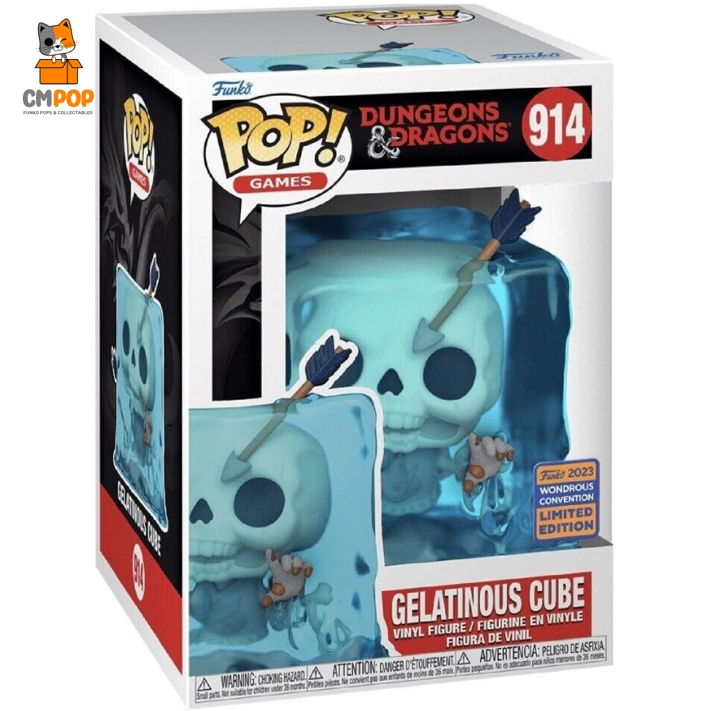 Gelatinous Cube- #914- Funko Pop! - Dungeons And Dragons Wonderous Convention 2023 Exclusive Pop