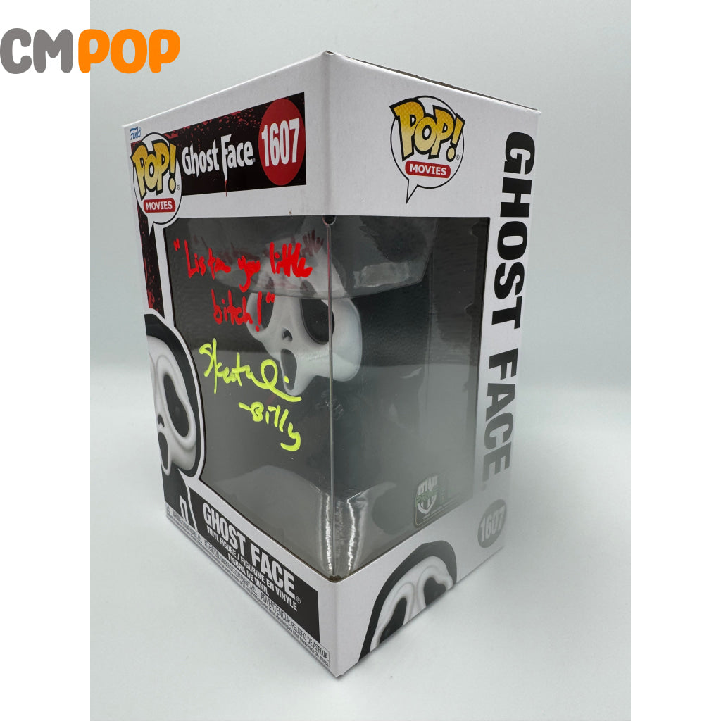Ghost Face - #1607 Funko Pop! Movies Signed By Skeet Ulrich Certified Pop