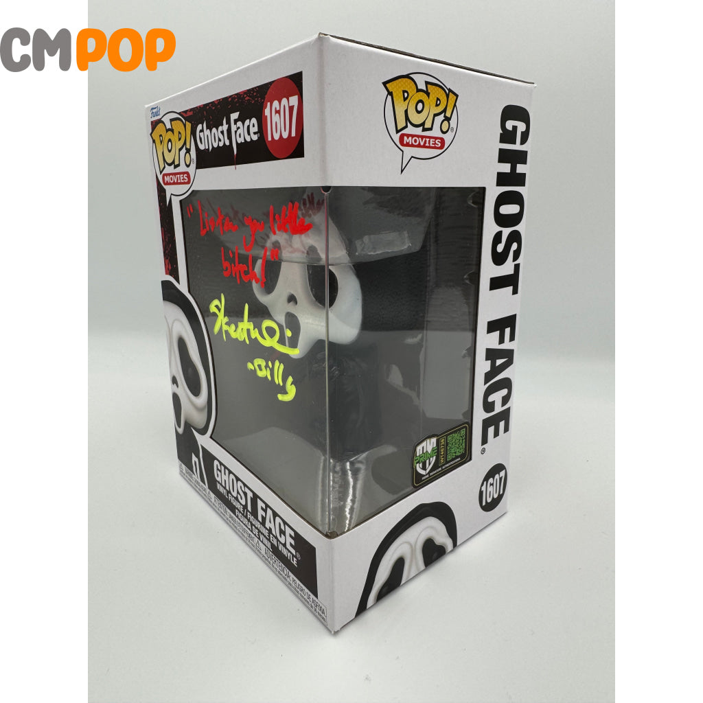 Ghost Face - #1607 Funko Pop! Movies Signed By Skeet Ulrich Certified Pop
