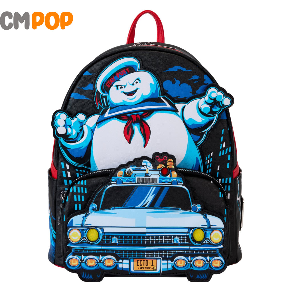 Ghostbusters Stay Puft Chasing Mini Backpack - Loungefly