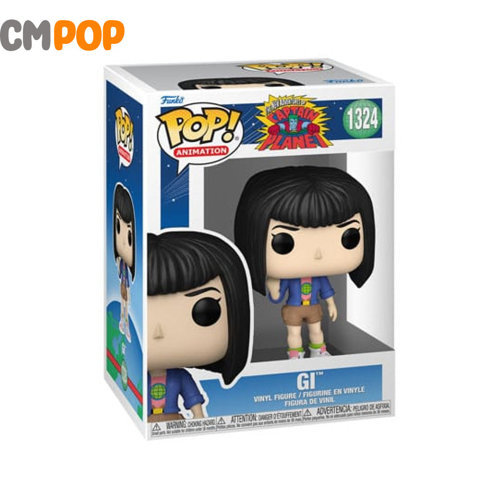 Gi - #1324 - Funko Pop! - Animation - Captain Planet and the Planeteers Funko Pop