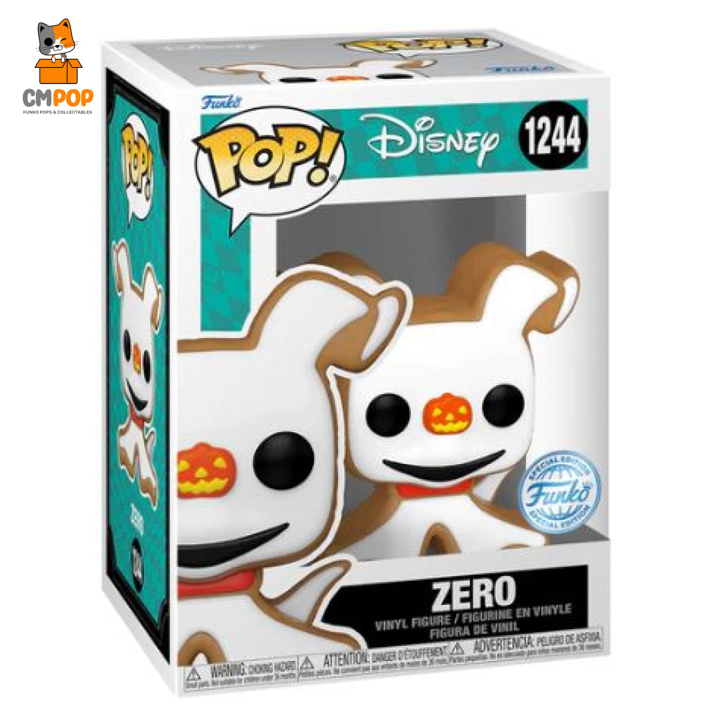 Gingerbread Zero - #1244 Funko Pop! The Nightmare Before Christmas Special Edition Exclusive Pop