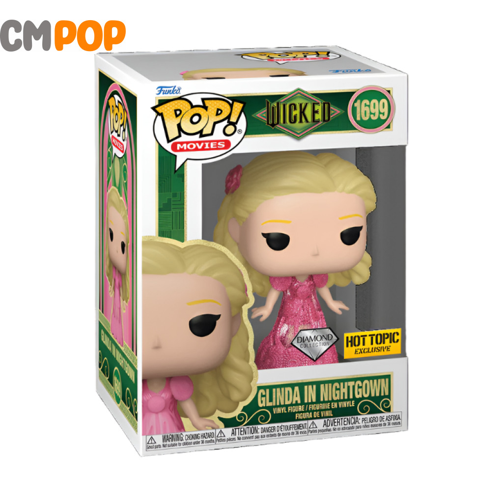 Glinda in Nightgown - #1699 - Funko Pop! - Wicked - Hot Topic Exclusive - Diamond Funko Pop