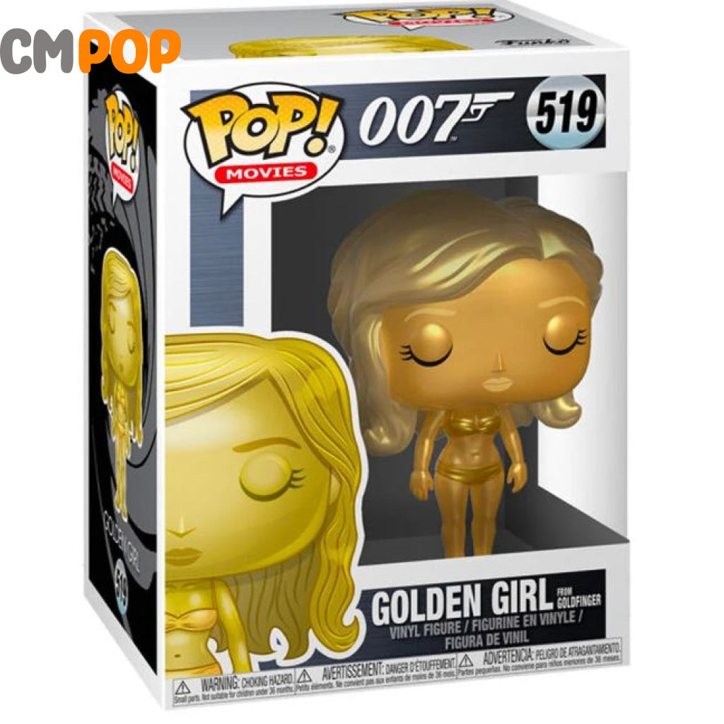 Gold Pop Golden Girl from Goldfinger - #519 - Funko Pop! - 007 - Movies