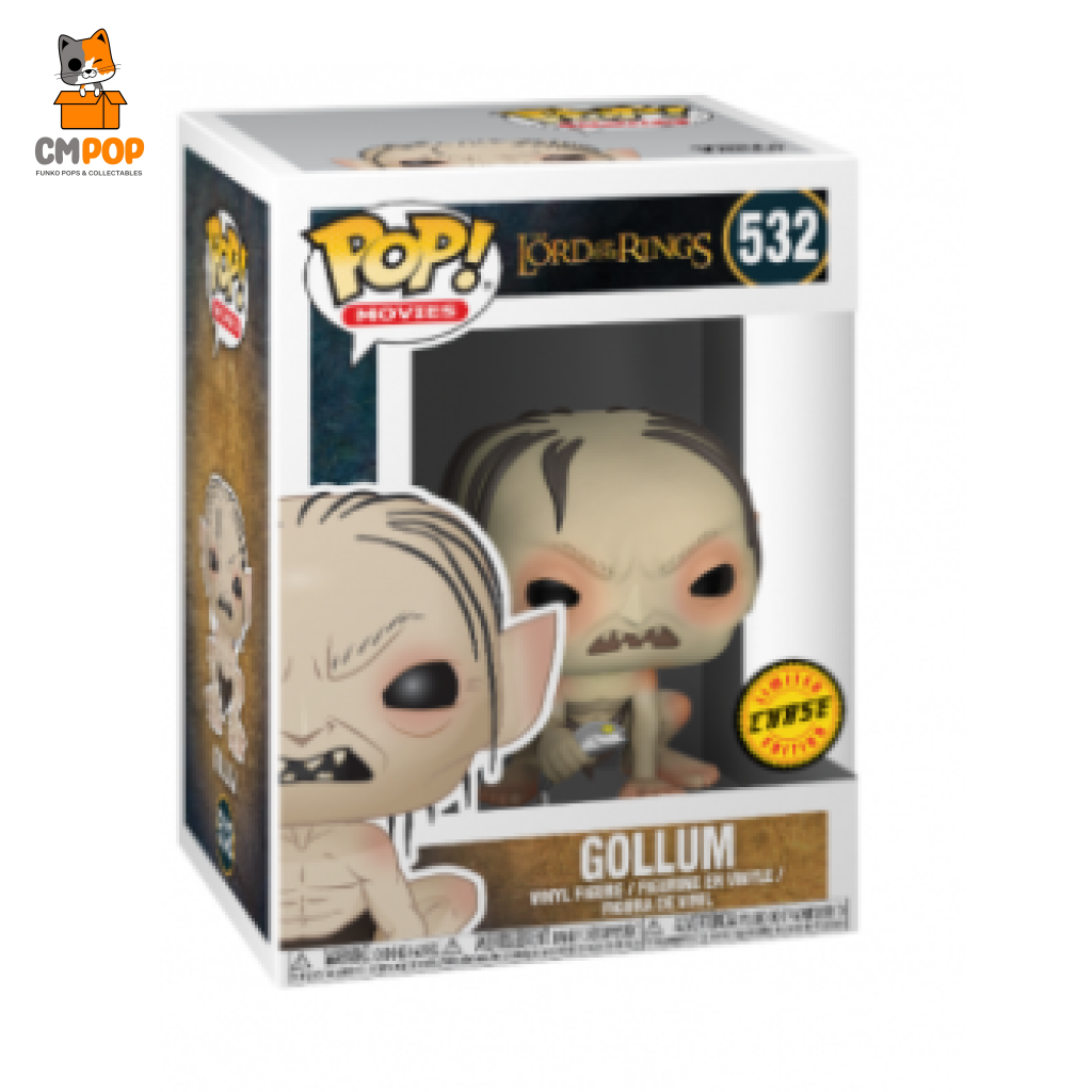 Gollum Chase - #532 Funko Pop! The Lord Of The Rings Movies Exclusive Pop