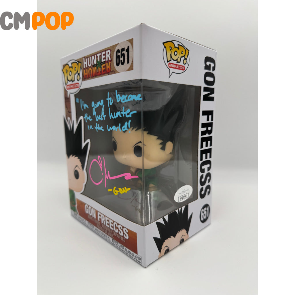 Gon Freecss- #651 - Funko Pop! Animation Hunter X Signed By Erica Mendez Certified Pop