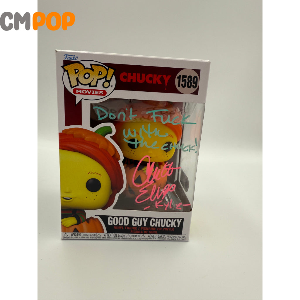 Good Guy Chucky - #1589 - Funko Pop! - Movies - Chucky - Signed by - Certified Pop! Funko Pop