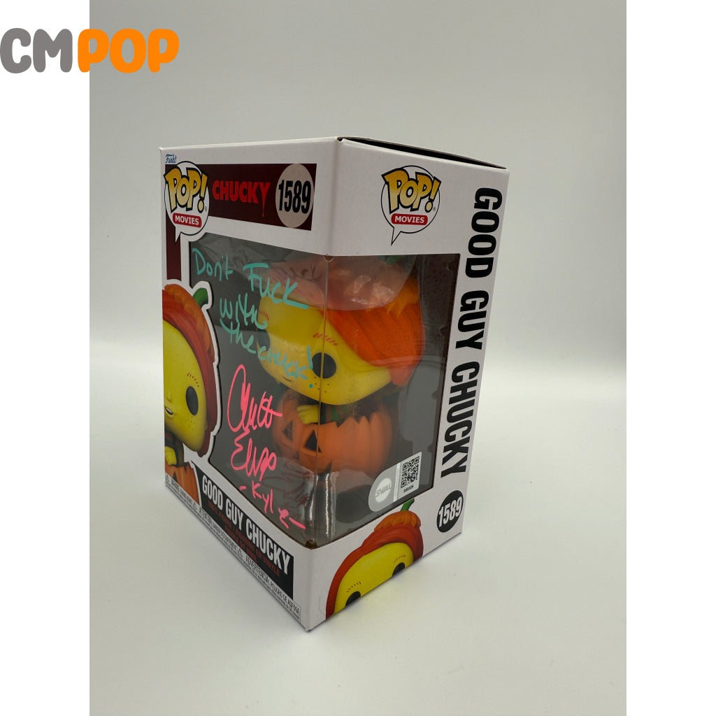 Good Guy Chucky - #1589 - Funko Pop! - Movies - Chucky - Signed by - Certified Pop! Funko Pop