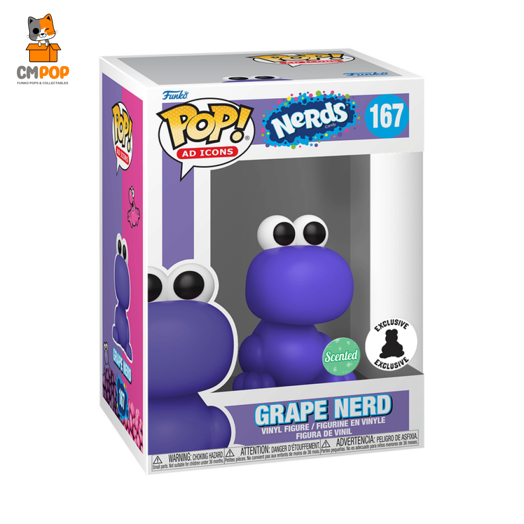 Grape Nerd Scented - #167 Nerds Candy Exclusive Ad Icons Funko Pop