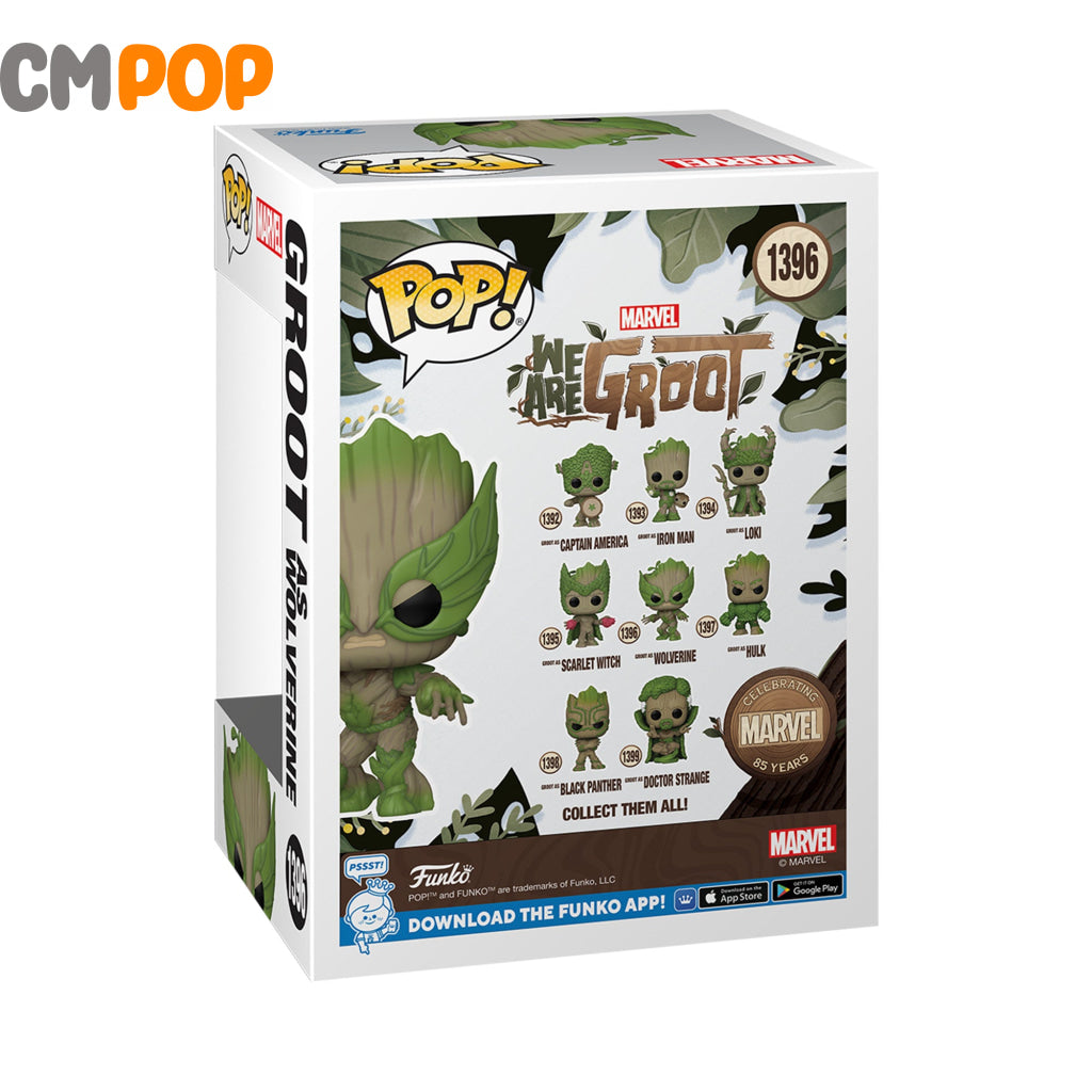 Groot As Wolverine - #1396- Funko Pop! We Are Marvel Pop