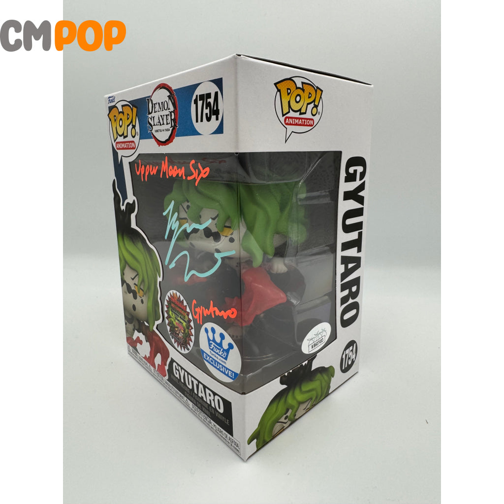 Gyutaro - #1754 Funko Pop! Animation Demon Slayer -Zohan Collectables Exclusive Signed By Brandon