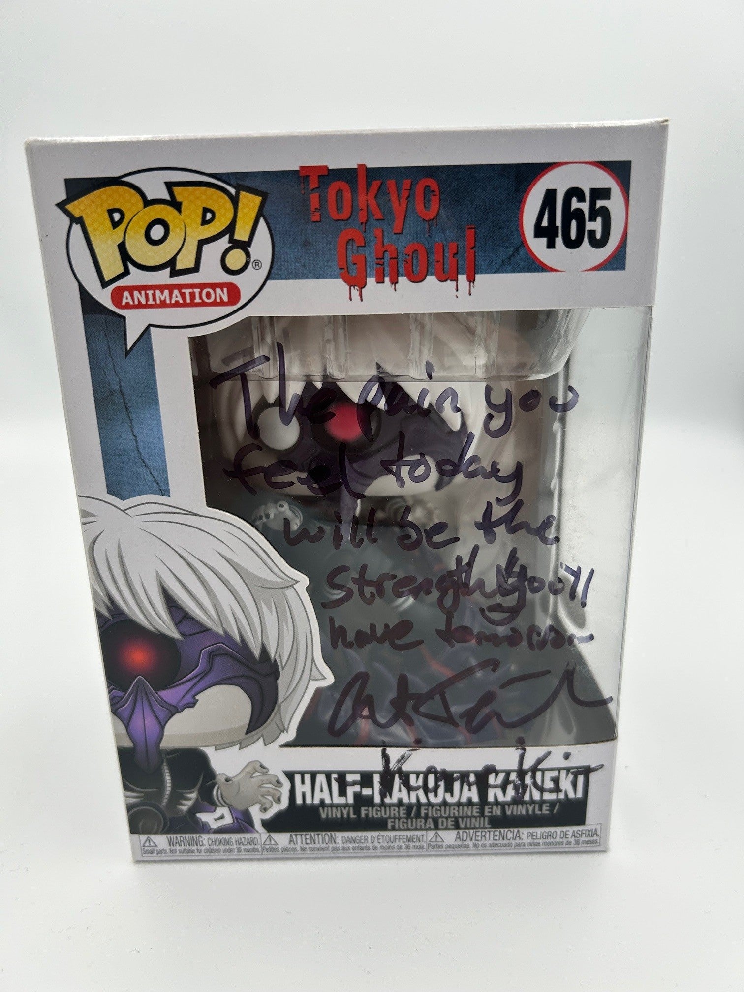 Half-Kakuja Kaneki - #465 - Funko Pop! - Tokyo Ghoul - Signed By Austin Tindle