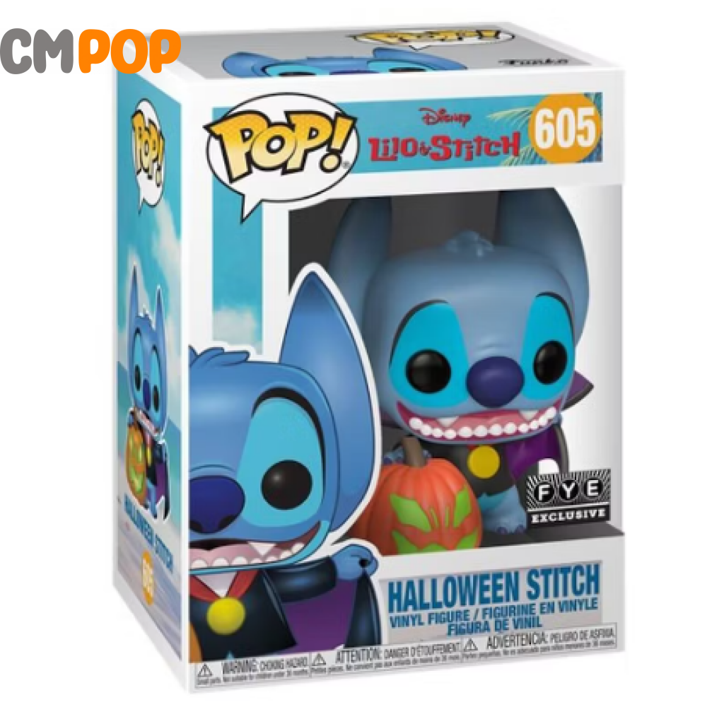 Halloween Stitch- #605 - Funko Pop! -Lilo & Disney Fye Exclusive Pop