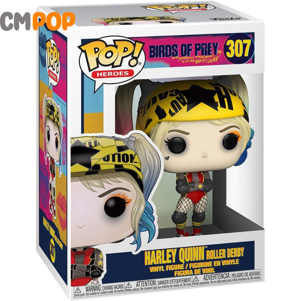 Harley Quinn Roller Derby - #307 Funko Pop! Heroes Dc Birds Of Prey Pop